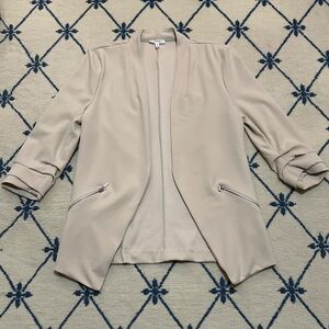 Maurices Women's 1/2 Sleeve Blazer - Beige